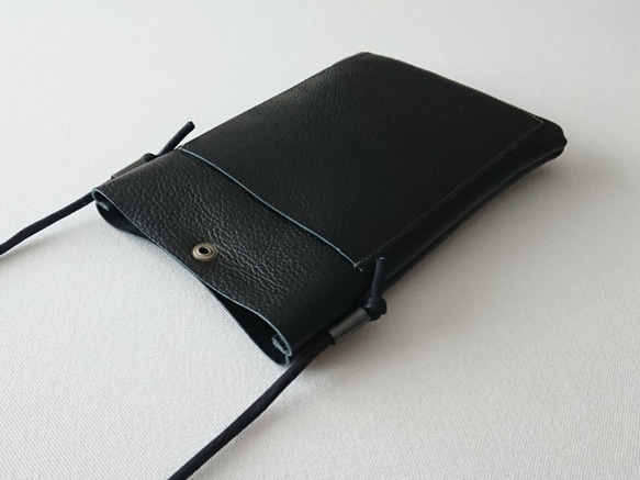 annco leather mobile case L [black] 4枚目の画像
