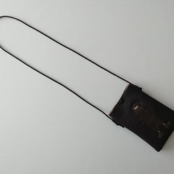 annco leather mobile case L [black] 6枚目の画像