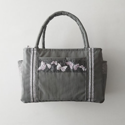 GRAY FRANCE RIBBON STANDARD BAG [L] 2枚目の画像