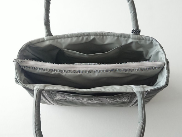 GRAY FRANCE RIBBON STANDARD BAG [L] 3枚目の画像