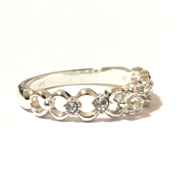 Fashion Crystal Ring(ピンキーリングも可) 3枚目の画像