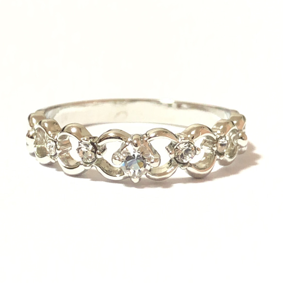 Fashion Crystal Ring(ピンキーリングも可) 5枚目の画像