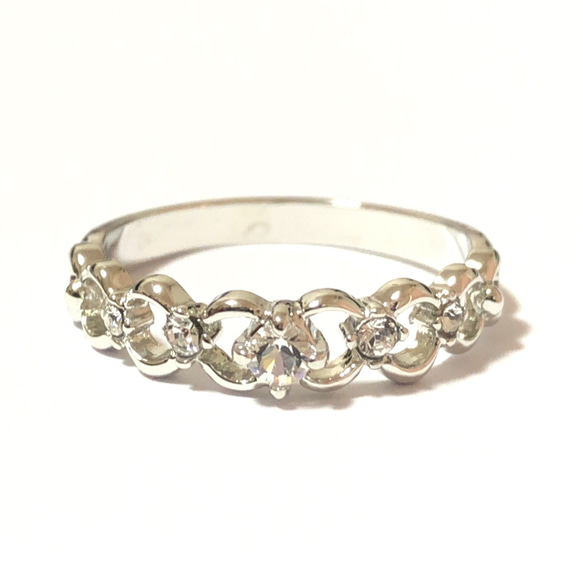 Fashion Crystal Ring(ピンキーリングも可) 6枚目の画像