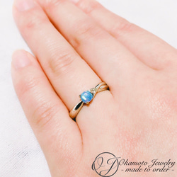 Opal Ring (ピンキーリング可能) 3枚目の画像