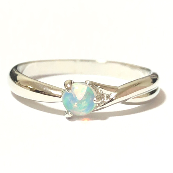 Opal Ring (ピンキーリング可能) 5枚目の画像