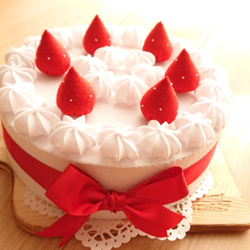 フェルトケーキ お誕生日ケーキ アニバーサリー バースデー 雑貨
