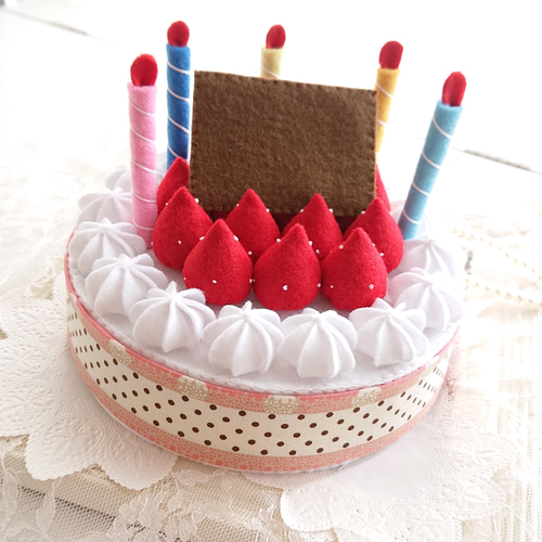 のんページ＊フェルトケーキ おままごと フェルトのケーキ屋さん (C373