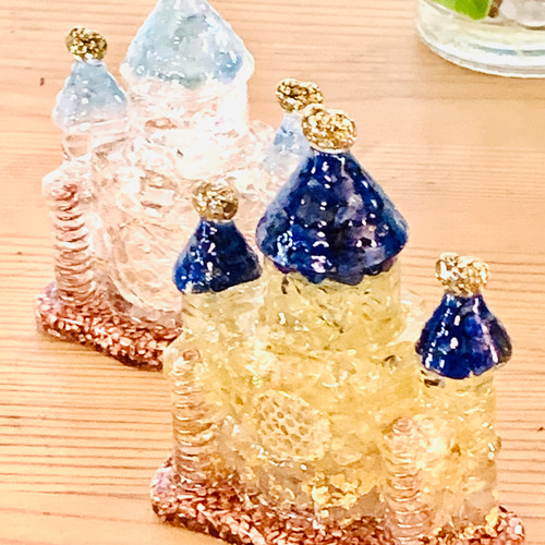 白蛇抜け殻入り＊お城のオルゴナイト その他雑貨 さくらはうす 通販