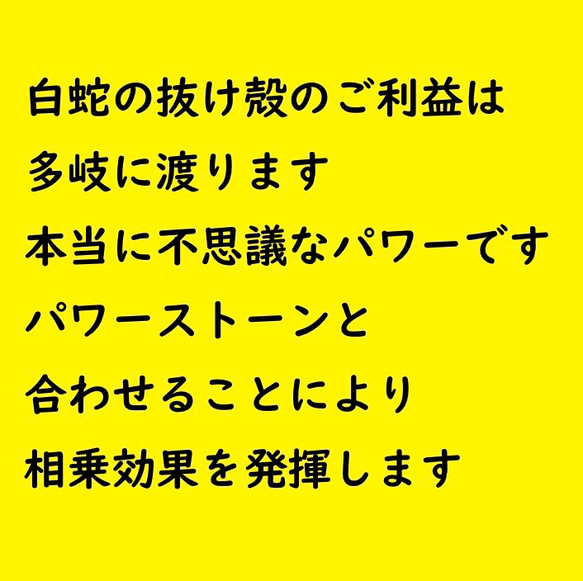 ♡ハート型キーホルダー＊白蛇抜け殻＆天然石＊病気平癒・交通安全お守り 7枚目の画像