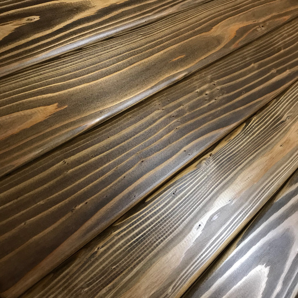国産天然杉使用cafe折りたたみセンターテーブル☆横幅140cm 4枚目の画像