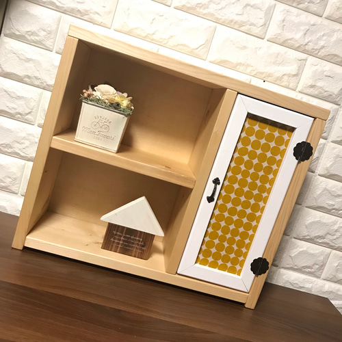 ☆目隠し扉付き・トイレ収納・デスク周り収納・キッチン収納・万能収納