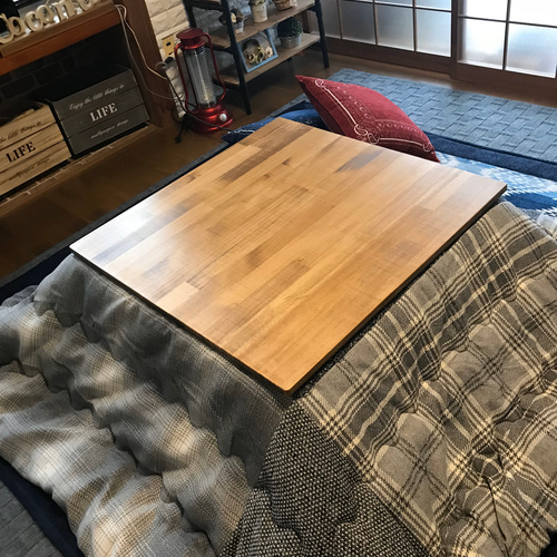 木の香り漂う・75cm×75cm・天然木材・こたつ天板 こたつ Coconico 通販