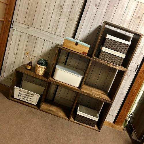 滑り台付きトミカ収納棚 棚・シェルフ・ラック original wood 滑り台付きトミカ収納棚 棚・シェルフ・ラック original wood