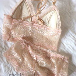 再販不可◆relax bra & shorts set #69-pinkbeige 2枚目の画像