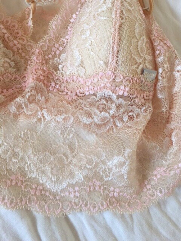 再販不可◆relax bra & shorts set #69-pinkbeige 4枚目の画像