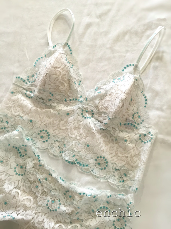 再販不可◆relax bra & shorts set # 92/オーダーランジェリー 1枚目の画像