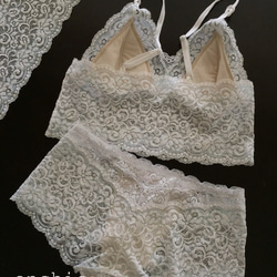 再販不可 ◆relax bra & shorts set #101/オーダーランジェリー 2枚目の画像