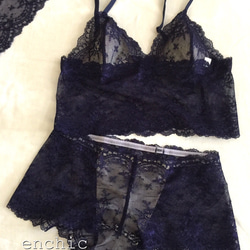 再販不可 ◆relax bra & shorts set #115/オーダーランジェリー 1枚目の画像