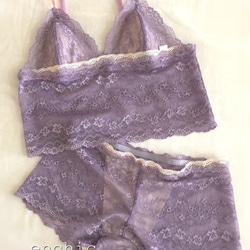 再販不可◆relax bra & shorts set #116/オーダーランジェリー 1枚目の画像