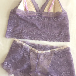 再販不可◆relax bra & shorts set #116/オーダーランジェリー 3枚目の画像