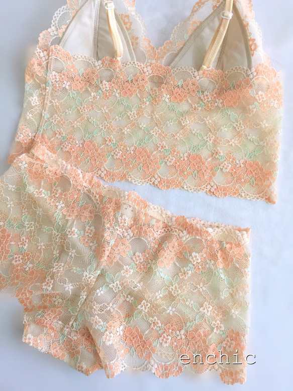 再販不可◆relax bra & shorts set #109/オーダーランジェリー 5枚目の画像