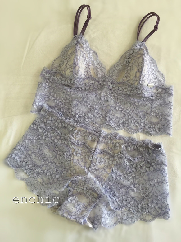 SAMPLE SALE!60 %オフ　Mサイズ限定 ◆relax bra & shorts set #138 1枚目の画像