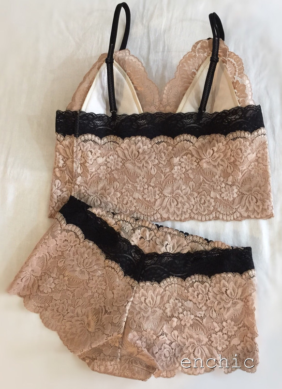 SAMPLE SALE!60 %オフ　Mサイズ限定 ◆relax bra & shorts set #155 2枚目の画像