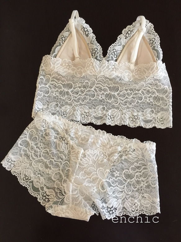 SAMPLE SALE!60 %オフ　Mサイズ限定 ◆relax bra & shorts set #154 2枚目の画像