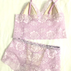 SAMPLE SALE!60 %オフ　Mサイズ限定 ◆relax bra & shorts set #158 3枚目の画像