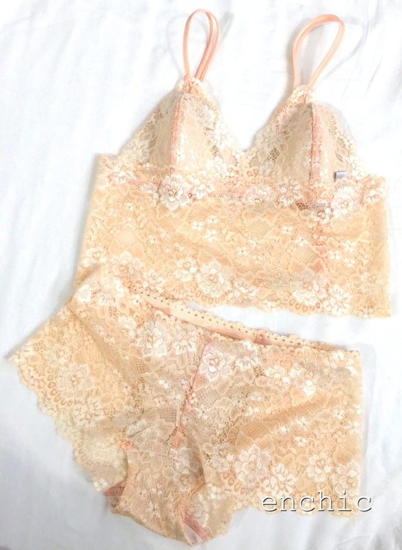 SAMPLE SALE!60 %オフ　Mサイズ限定 ◆relax bra & shorts set #160 1枚目の画像