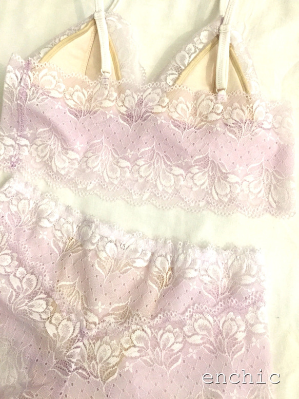 SAMPLE SALE!60 %オフ　Mサイズ限定 ◆relax bra & shorts set #162 4枚目の画像