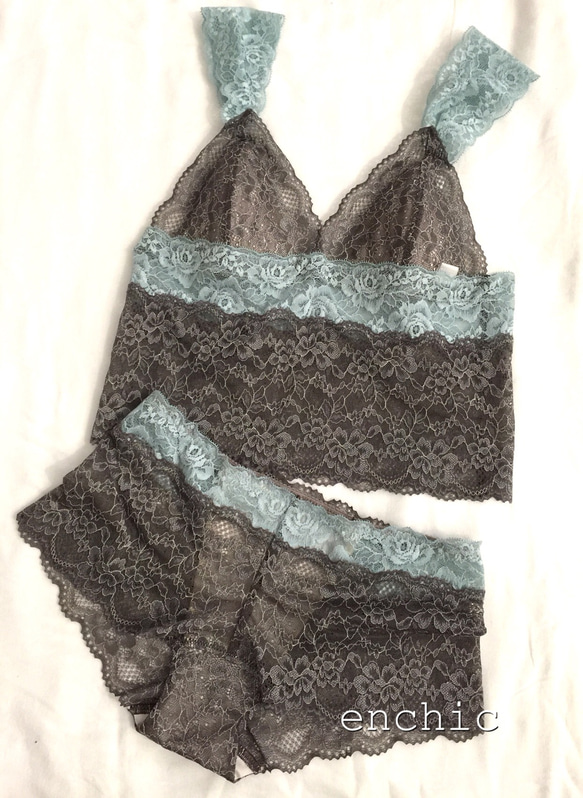 SAMPLE SALE!60 %オフ　Mサイズ限定 ◆relax bra & shorts set #163 1枚目の画像