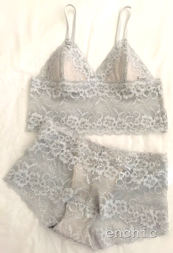 SAMPLE SALE!60 %オフ　Mサイズ限定 ◆relax bra & shorts set #168 1枚目の画像