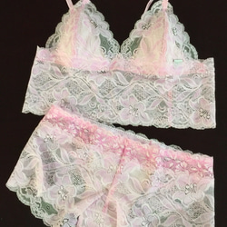 再販不可◆relax bra & shorts set #130/オーダーランジェリー 1枚目の画像