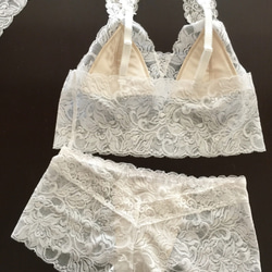 SAMPLE SALE!60 %オフ　Mサイズ限定 ◆relax bra & shorts set #100 5枚目の画像