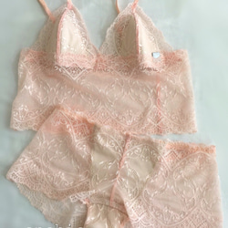 再販不可◆relax bra & shorts set #112/オーダーランジェリー 1枚目の画像