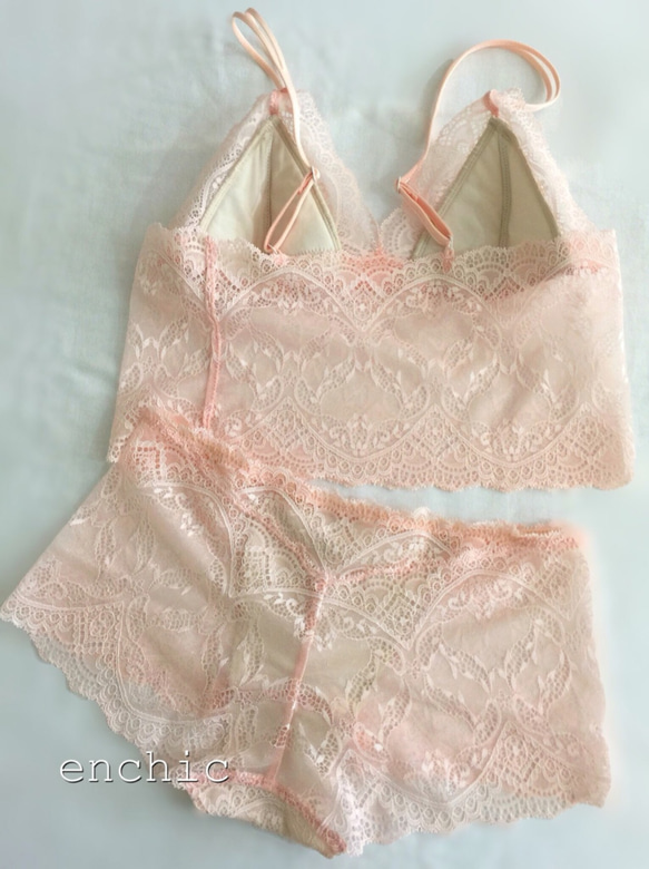 再販不可◆relax bra & shorts set #112/オーダーランジェリー 2枚目の画像