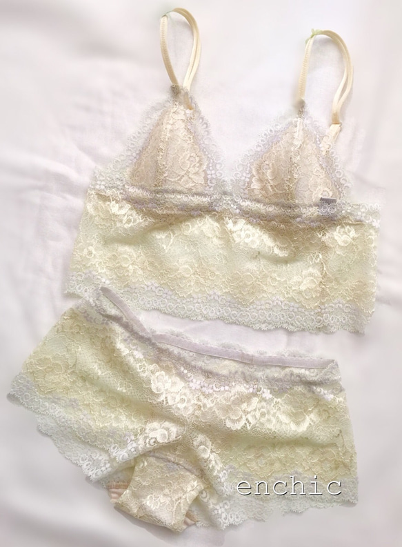 SAMPLE SALE!60 %オフ　Mサイズ限定 ◆relax bra & shorts set #72 1枚目の画像