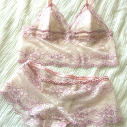 SAMPLE SALE!60 %オフ　Mサイズ限定 ◆relax bra & shorts set #190 1枚目の画像