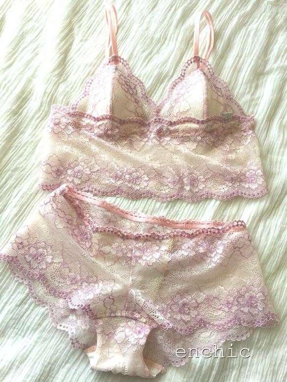 SAMPLE SALE!60 %オフ　Mサイズ限定 ◆relax bra & shorts set #190 1枚目の画像