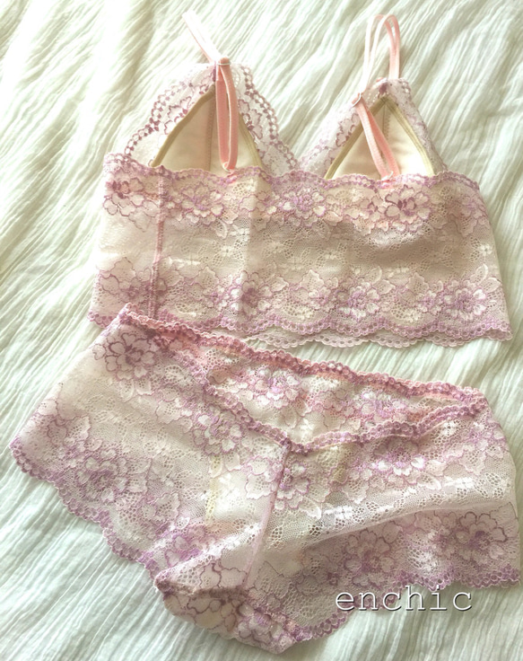 SAMPLE SALE!60 %オフ　Mサイズ限定 ◆relax bra & shorts set #190 3枚目の画像