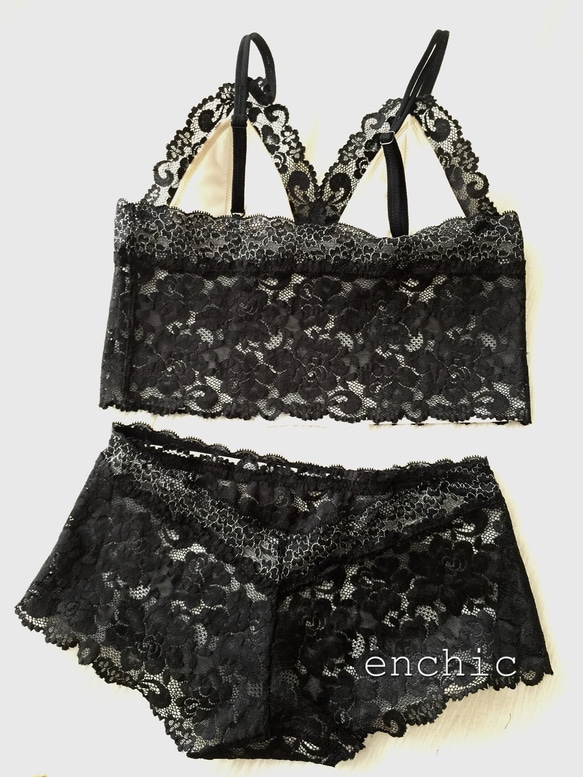 SAMPLE SALE!60 %オフ　Mサイズ限定 ◆relax bra & shorts set #196 3枚目の画像