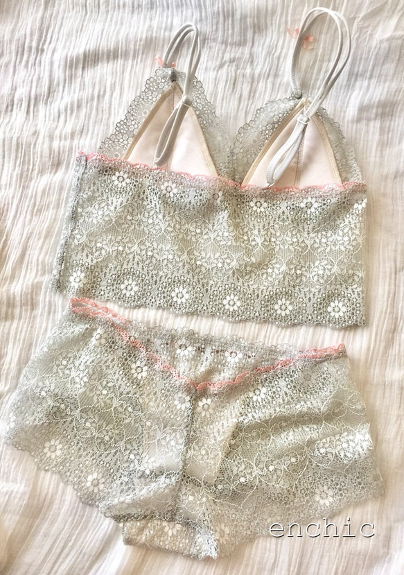 SAMPLE SALE!60 %オフ　Mサイズ限定 ◆relax bra & shorts set #199 3枚目の画像