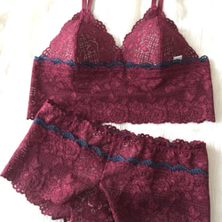 SAMPLE SALE!60 %オフ　Mサイズ限定 ◆relax bra & shorts set #204 1枚目の画像