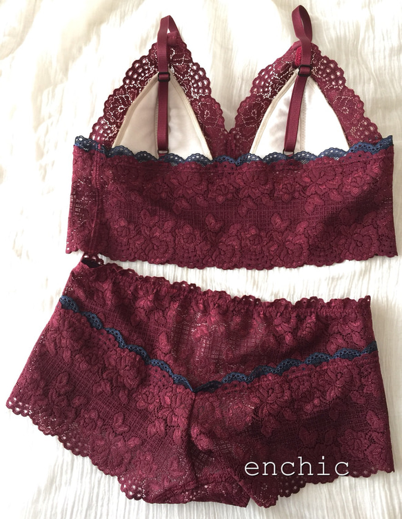 SAMPLE SALE!60 %オフ　Mサイズ限定 ◆relax bra & shorts set #204 3枚目の画像