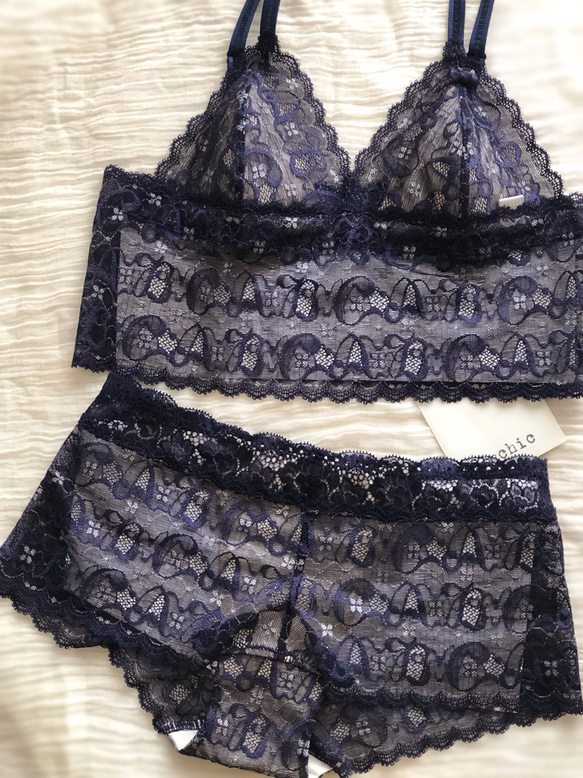 SAMPLE SALE!60 %オフ　Mサイズ限定 ◆relax bra & shorts set #220 2枚目の画像
