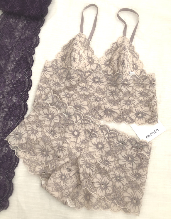 SAMPLE SALE!60 %オフ　Mサイズ限定◆relax bra & shorts set #230 1枚目の画像