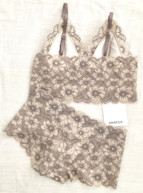 SAMPLE SALE!60 %オフ　Mサイズ限定◆relax bra & shorts set #230 3枚目の画像