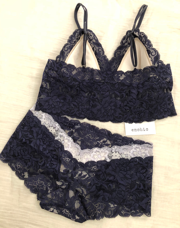 SAMPLE SALE!60 %オフ　Mサイズ限定 ◆relax bra & shorts set #233 3枚目の画像