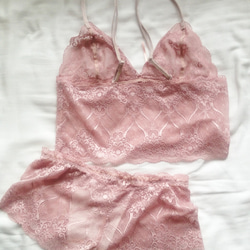 再販不可◆relax bra & shorts set◆　#14 PINK 2枚目の画像